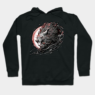 Mecha Tier Tiger Wolf Fuchs Pferd Cyborg Hoodie